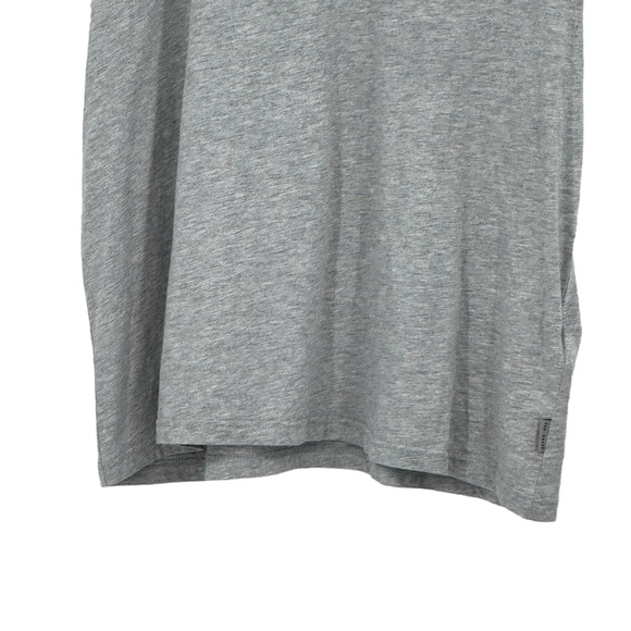 Men’s Ted Baker Size 6 (US XXL) Gray Short Sleeve Polo w Button Pocket - Picture 5 of 9